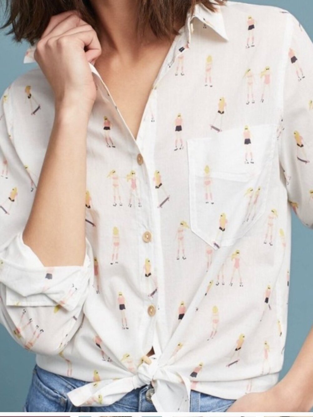 Anthropologie Skate Park Blouse